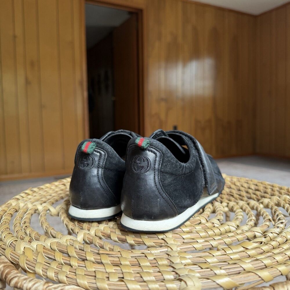 Gucci 00S Tom Ford Era Womens Leather Monogram Low Sneakers US 8.5 - Picture 10 of 16
